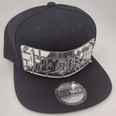 Personalized Custom Snapback Hat Six Panel Flat Bill Snap Back Hat Cap with Laser Cut Graffiti Letters, Custom Made to Order, Comfortable and Unique, Great Gift, an Exclusive CreationThe snapback is new with tags, high quality, unique, and #1 Hear Wear. Great Personalized Gift - It's a "Everything" gift and great for birthdays, holidays, graduation, parties, everyday wear, special occasions, etc. The hat is a personalized item. Please let us know what name you would like engraved in the "persona Streetwear Visor Hat, One Size Fits Most, Hip Hop Snapback Visor Hat, Trendy Adjustable Visor Snapback Hat, Trendy Black Snapback Hat With Flat Bill, Urban Hat With Curved Brim And Adjustable Fit, Urban Adjustable Hat With Curved Brim, Hip Hop Style Adjustable Visor Hat, Adjustable Hip Hop Visor Hat, Adjustable Hip Hop Cap