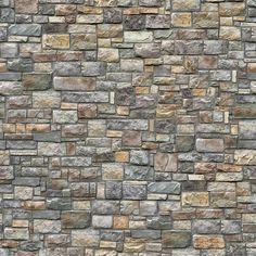 an image of a stone wall that looks like it is made out of bricks