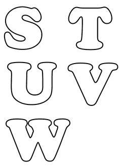 the letter s and w are outlined in black ink