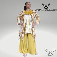 🤩Get this Dress to create your own MAGIC!💫
Shark Hem Top Pants Set
https://whatnaturalslove.com/products/shark-hem-top-pants-set

Shark Hem Top Pants Set This exclusive pants set exudes a vibrant fusion of cultural flair and contemporary comfort. It is pure "Sunshine Adire Elegance." The mustard yellow palazzo pants paired with the batik-style tunic create a bright and airy feel, perfect for a statement-making yet sophisticated look. The chunky tribal necklace adds a bold touch of African heri 4c Hair Care, Magic Dress, Twist Outs, Twist Out, Going Natural, Natural Hair Inspiration, 4c Hairstyles, Natural Hair Journey, Top Pants Set