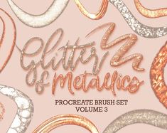 glitter and metallic brush set vol 3