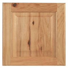 an unfinished wooden cabinet door with wood grains