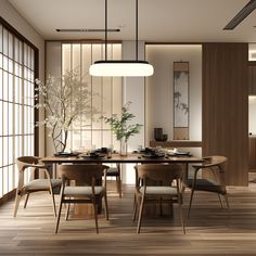 Exploring Wabi-Sabi, Minimalist, and Modern Japandi Designs – Making A Green Life by Lily Wabi Sabi Dining Room, Japanese Place, Modern Dining Room Ideas, Japandi House, Modern Japandi, Three Faces, Japandi Interior Design