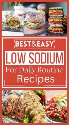 the best and easy low soum for daily routine recipes