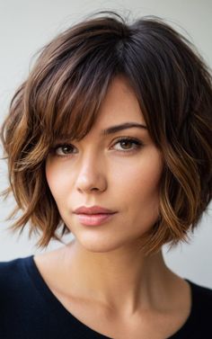 Top 12 Shaggy Pixie Bob Hairstyles To Try This Year - Best Review Bob With Bangs Fine Hair, Shaggy Pixie Bob, Long Layered Bob Hairstyles, Shaggy Pixie, Pixie Bob Hairstyles, Chin Length Haircuts, Layered Bob Haircuts, Shaggy Short Hair