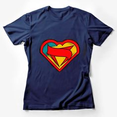 Colorful Pop Art Heart Shape Love Graphic T-Shirt, Stylish Retro Design Tee, Unisex Fashion Top Female T-Shirt Custom graphic T-Shirt.Customize your color Pop Art Heart, Colorful Movie, Foodie Outfit, Colorful Pop Art, Love Graphic, Adventure Outfit, Art Heart, Kids Graphic Tees, Fashion Top