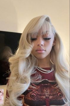 Pretty Hair Color, Hot Hair Styles, Hair Ponytail Styles, Hair Laid, Dope Hairstyles, Front Lace Wigs Human Hair