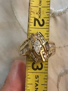 Vintage Solid 14K Gold Genuine Marquise Diamond ring 1.50 TCW Size 6.5, wonderful estate condition, comes with GSA certified appraisal: This exquisite ring stands out for several reasons. A very solidly crafted ring with a distinctive vintage flair, it demonstrates a graceful feminine style and includes a substantial amount of carat weight at a great value. Also makes a gorgeous statement ring! The beautiful 1.50 carats of diamonds are spectacular and the sparkling channel set combo of round and Marquise Cut Multi-stone Diamond Ring For Anniversary, Marquise Cut Multi-stone Anniversary Rings, Anniversary Marquise Cut Multi-stone Cluster Ring, Gold Marquise Cut Multi-stone Diamond Ring, Marquise Cut Multi-stone Cluster Ring For Anniversary, Anniversary Multi-stone Diamond Ring, Pear-shaped Multi-stone Diamond Ring For Anniversary, Pear-shaped Multi-stone Diamond Anniversary Ring, Collectible Marquise Cut Gold Jewelry