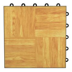 Greatmats Click Tile 12-1/8 in. x 12-1/8 in. Dark Oak Interlocking Basement Plastic and Vinyl Floor Tile (24-Pack) (24.5 sq. ft.) Tile Basement Floor, Plastic Floor Tiles, Easy Flooring, Portable Dance Floor, Oak Parquet, Modular Tile, Click Flooring, Carpet Cover, Vinyl Floor Tiles