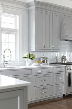 the kitchen is clean and ready for us to use in its new owner's home