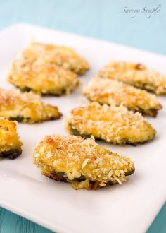 some fried food is on a white plate