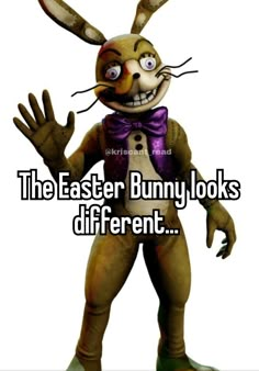 the easter bunny looks different from the other