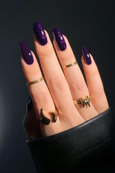 Purple Chrome Nails, Nails Polish, Spring Nail