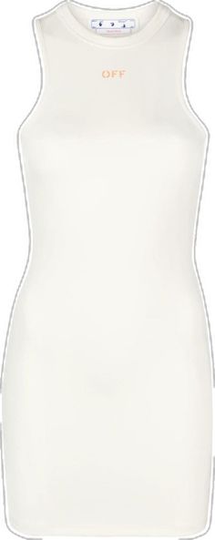 White Bodycon Tank Top, White Sleeveless Elastane Tank Top, White Sleeveless Tank Top With Minimal Stretch, White Sleeveless Tank Top, Rowing, Sleek, Off White, Mini Dress, Collage