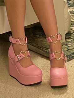 Pink Platform Sandals, Pink Platform, Lightweight Boots, High Sandals, Pink Platforms, Chunky Shoes, Fancy Shoes