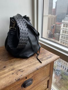 "For more handmade leather bags, purses, satchels, messengers, travel bags, holdalls, carry alls, handbags, shoulder bags, click here: http://etsy.me/1muiXbL. Mini bucket bag is a great little drawstring handbag that is made out of soft cognac leather and bridle leather strap. Its easily opened and closed with the leather drawstring and can fit an iPad mini if stretched opened. The strap is long and will fit most and comes with adjustable leather option. Made to order made from scratch leaving r Drawstring Handbag, Mini Bucket Bag, Handmade Leather Bags, Mini Bucket Bags, Mini Bucket, Black Leather Crossbody Bag, Leather Bucket Bag, Leather Bags Handmade, Leather Bucket