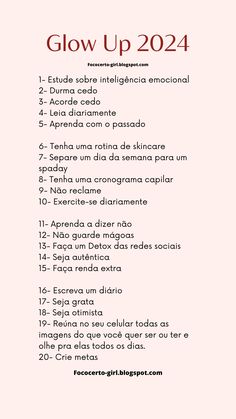 como ter aquele Glow up em 2024 Glow Up, The Glow Up, Travel Checklist, Glow Up Tips, Self Care Activities, Mind Body Soul, Spirituality Energy, Future Life, Glow Up?