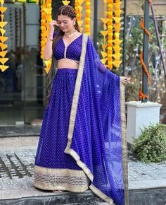 Shilpa Choudhary, Blue Party Dresses, Lace Blouse Design, Saree Wearing Styles, Mehendi Outfits, Choli Designs, Womens Clothing Patterns, Elegant Blouse Designs