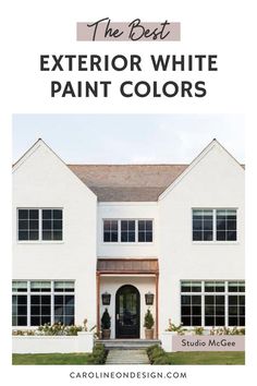 the best exterior white paint colors