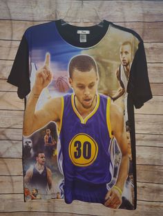 Steph Curry - Finger T-shirt Sublimation T-shirt Sizes: Med - 3xl Shirt Sublimation, Steph Curry, Gender Neutral, No Response, Graphic Tees, Adult Outfits, T-shirt, Tops & Tees, Top Outfits