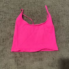 Brand New! Super Hot Pink Strappy Back