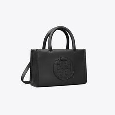 Mini Ella Bio Tote: Women's Designer Crossbody Bags | Tory Burch Tan Textured Leather Tote Satchel, Ella Tote, Perfect Purse, Sustainable Leather, Barrel Bag, Womens Designer Handbags, Tory Burch Handbags, Monogram Tote, Designer Crossbody