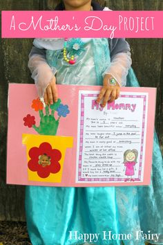 All About My Mom, Mothers Day Crafts Preschool, Happy Home Fairy, Easy Mother's Day Crafts, Mother's Day Projects, Mother's Day Activities, Mom Printable, Mothers Day Crafts For Kids, Kindergarten Crafts