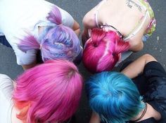 Hair Colorful, Pretty Hair Color, Pastel Hair, Colored Hair, Rainbow Hair, Twilight Sparkle, Grunge Hair