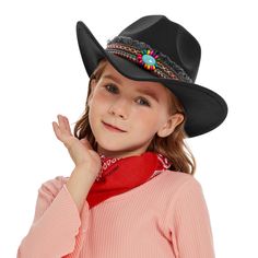 PRICES MAY VARY. 【Cowboy Hat For Toddlers and Kids of All Ages 】This kids cowboy hat with adjustable strap inside, Hat circumference measures 20.5-21.3in, cowboy hat comes with Tassel Belt&Bandanna.fits most babies toddler and girls boys. 【Tassel Belt and Sweatband】Designed to ensure durability, this hat has a soft interior that's equipped with a Tassel Belt and Sweatband. It prevents sweat and oil from damaging the hat to help maintain its shape. 【Fashinoable Wastern Hat】Combining stylish desig Kids Cowboy Hat, Baby Cowboy Hat, Toddler Cowgirl, Kids Cowboy Hats, Hat For Kids, Tassel Belt, Chapeau Cowboy, Western Cowboy Hats