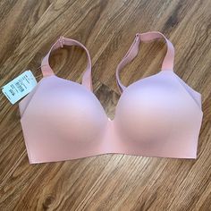 34 B Never Worn ( Nwt) Adjustable Straps. Light Pink With Rose Gold Detail. Seamless. Feminine Stretch Bra With Medium Bust Support, Pink Stretch Low-cut Bra, Stretch Low-cut Pink Bra, Feminine Stretch Seamless Bra, Feminine Seamless Full Coverage Nursing Bra, Feminine Full Coverage Seamless Bra, Pink Stretch Push-up Nursing Bra, Feminine Seamless Push-up Bra, Stretch Pink V-neck Bra