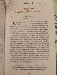 Interview Success Spell, Spells For A Job, Spells For Job Interview, Spell For Job Interview, Job Interview Spell, Interview Spell, Prayer For A Job