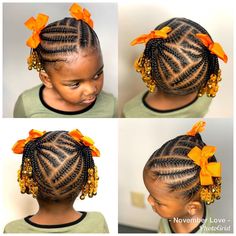 November Love, Braids And Beads, Toddler Braided Hairstyles, Kids Style Hair, Lil Girl Hairstyles, Kid Braid Styles, Toddler Hairstyles Girl, Natural Hairstyles For Kids, Girls Natural Hairstyles