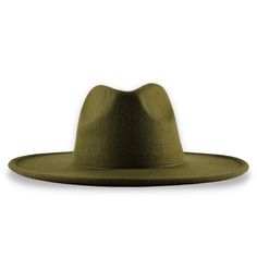 Hats Classic, Dope Hats, Wide Brim Fedora, Fedora Hat, Wide Brimmed, Hats For Women, Fedora, Hats For Men, Olive Green