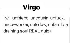 the words virgo are written in black and white