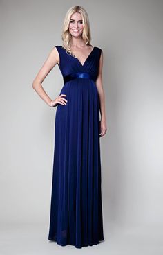 Add intrigue to a special night out with our ravishing Anastasia long maternity gown in mysterious Eclipse Blue. Rose Tiffany, Pregnant Party Dress, Royal Blue Bridesmaid Dresses, Maternity Evening Dress, Tiffany Rose, Maternity Long Dress, Maternity Bridesmaid Dresses, Pregnant Wedding, Pregnant Wedding Dress