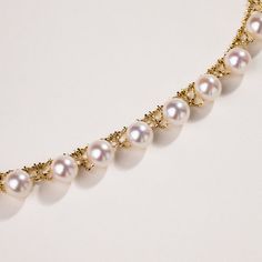 Material: 18K gold and Akoya Pearl Akoya Pearl saltwater cultured pearl Size of pearl: 9 Akoya pearls, each 6.5-7.0mm Length of Chain: 45cm (Adjustable) Handpicked of every pearl, only the top 1% of pearls are selected Handcrafted Lifetime warranty Beaded Chain Necklace, Akoya Pearls, Types Of Stones, Pearl Size, Gold Pearl, Beaded Chain, Chain Necklace, 18k Gold, White Gold