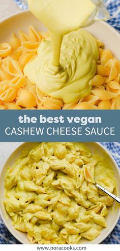 the best vegan cashew cheese sauce