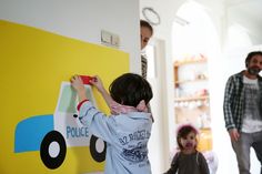 Cops And Robbers Birthday Party Ideas, Pin The Badge On The Police Officer Game, Siren Game, Birthday Party For Men, Policeman Party