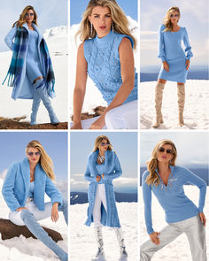 Trend Forecast: Cool Blue Hues. 🌞💙 For this season's styles, we see nothing but blue skies ahead. ​ Fashion Trends Fall, Winter Fashion Trends, Trend Forecast, Fashion Trends Winter, Color Crush, Trend Forecasting