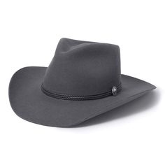 Wool Felt Hat Inspired by Classic Western Design This hat's exceptional quality and classic design define style and elegance, perfect for every good cowboy who appreciates premium craftsmanship! Material: 100% Wool Felt Head circumference size: Adjustable 22.83-23.62 in(58-60 cm) Crown: 4.72 in (12 cm) Brim: 2.76-2.95 in (7-7.5 cm) Hatband: 3-Cord Braided Leather（Random color: black or brown） Liner: Satin Handmade Elevate your Western style with this premium hat, designed for both comfort and so Classic Rigid Felt Hat For Rodeo, Classic Felt Hat For Ranch, Classic Rigid Hats For Ranch, Classic Felt Hat For Western-themed Events, Brown Liner, Tuxedo Accessories, Felt Crown, Beth Dutton, Western Hat