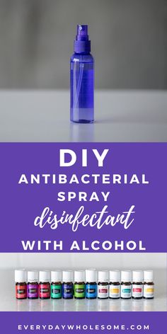 How to make homemade DIY antibacterial hand sanitizer spray and disinfectant counter top with alcohol abiding by CDC recommendations for safety in sanitizing. Use this with or instead of soap and water and sink. #handsanitizer #handsanitizing #cleanhands #cdcrecommendations Homemade Oils, Hand Sanitizer Spray, Sanitizer Spray, Disinfectant Spray, Diy Sprays