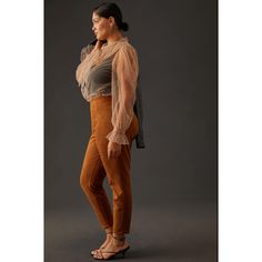 Sanctuary Runway Faux Suede Leggings * Polyester, Elastane * Faux Front Pockets * Back Patch Pockets * Pull-On Styling Dimensions Standard: * 11.25" Rise * 28" Inseam * 9.5" Leg Opening Petite: * 10.75" Rise * 26" Inseam * 10.5" Leg Opening Plus: * 12.75" Rise * 28" Inseam * 11" Leg Opening * Machine Wash * Imported Fitted Leggings For Office In Fall, Chic Brown Leggings For Work, Non-stretch Leather Pants For Winter Workwear, Straight Leggings For Fall, Fitted Leather Pants For Office In Fall, Fitted Leather Pants For Fall Office Wear, High Waist Leggings For Date Night In Fall, Elastic Waistband Leggings, Corduroy Leggings