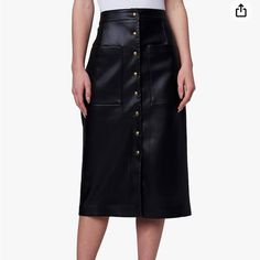 Nwt Size 27 Nyc Vegan, Vegan Leather Midi Skirt, Mini Leather Skirt, Button Skirt, Faux Leather Mini Skirt, Leather Midi Skirt, Jean Mini Skirts, Suede Mini Skirt, Suede Skirt