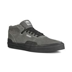 Find ideas๏ฟฝand inspiration for Emerica Pillar Mid-Top Skate Shoes - Grey/Black, Men Shoes Ankle-high Vulcanized Sole Skate Shoes For Streetwear, Ankle-high Skate Shoes With Rubber Sole For Streetwear, Black Ankle-high Skate Shoes For Streetwear, Mid-top Skate Shoes With Gum Sole, Black Mid-top Skate Shoes, Gray Mid-top Skate Shoes For Streetwear, Mid-top Skate Shoes With Vulcanized Sole, Mid-top Vulcanized Skate Shoes, Mid-top Synthetic Skate Shoes For Streetwear