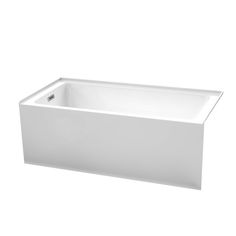 Alcove Tubs, Alcove Tub, Wall Alcove, Drain Tile, White Tub, Steel Tub, Bathtub Drain, Acrylic Bathtub, Soaking Bathtubs