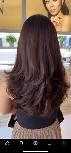 Deep Brown Hair, Haircuts For Wavy Hair