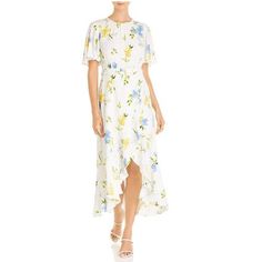 Nwt Fabric: Viscose, Rayon Reach Out With Any Questions, I'm Happy To Help! Classic Midi Dress, Asymmetrical Midi Dress, Ruffle Midi Dress, Essential Dress, Wrap Midi Dress, Bohemian Floral, Bohemian Dress, Floral Maxi, Beach Party