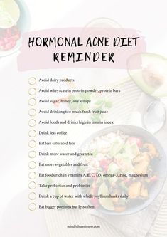 hormonal acne diet Acne Diet Plan, Hormonal Acne Diet, Hormone Nutrition, Foods To Balance Hormones