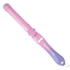 The Beachwaver B1 Pink Sunset is a versatile curling iron with a 1-inch ceramic barrel, perfect for creating loose, beachy waves or a beautiful blowout. Our most popular curling iron size features 3 heat settings, a lightweight 5.5-inch barrel, simplified arrow buttons for easy rotation control, and an 8-ft swivel cord for added convenience. Get beachy waves or gorgeous glam curls with the touch of a button. With its ergonomic handle and beveled, no-kink clamp, this curling iron is great for all Big Curling Iron, Beachwaver Curling Iron, Curling Iron Size, The Beachwaver, Beach Waver, Rotating Curling Iron, Automatic Curling Iron, Automatic Hair Curler, Purple Sunset