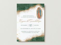 Once purchased, please allow up to 24 hours for your custom invitation. Virgin Mary, Custom Invitations, Invitation Paper, Invitation Template, Baby Shower, Party Supplies